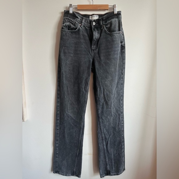 Free People We The Free Xena Slim Straight Jeans in Dark Night - Picture 6 of 14